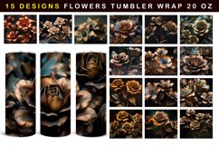 60 Designs Flowers Tumbler Wrap Bundle Product Image 3
