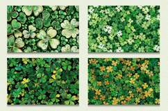Glittery Shamrock Cutting Boards sublimation Design Product Image 2