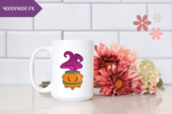 Hand Drawn Halloween Illustration, Cartoon Witch Cauldron Product Image 2
