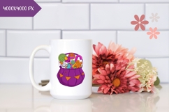 Hand Drawn Halloween Witch Cauldron Illustration, Sweets PNG Product Image 2