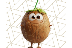Cute Food PNG Clipart, 3D Adorable Kawaii Characters Png Product Image 2