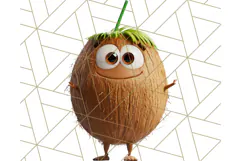 Cute Food PNG Clipart, 3D Adorable Kawaii Characters Png Product Image 2