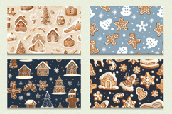 Winter Gingerbread Cutting Boards sublimation Design Product Image 2