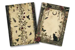 Woodland Gothic Junk Journal Pages Product Image 2