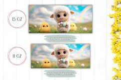 Funny Easter Sheep Mug Design, Easter Chick Mug Sublimation Product Image 2