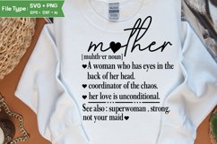 Mother Definition SVG | Mother&#039;s Day SVG Design Product Image 3