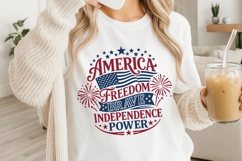 America Freedom Brave Svg, Fourth Of July Svg, USA 1776 Svg. Product Image 3