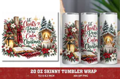 More Wonder Less Worry Christmas PNG, Jesus Christmas Nativi Product Image 1