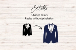 Wedding Tuxedo SVG Product Image 2