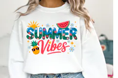 Summer Vibes Svg | Svg Files for Cricut | Shirt Svg Product Image 1