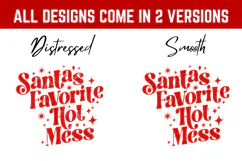 Retro Christmas Svg, Festive Holiday Quote svg Product Image 2
