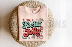 Feelin' Jolly Sublimation PNG, Christmas Feelin' Jolly PNG Product Image 2