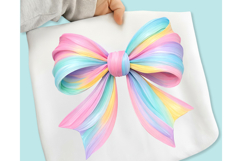 Brushstroke Easter Bow PNG, Hand-painted Easter Bow PNG Product Image 2