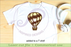 Hot air balloon laser cut outs SVG file Product Image 3
