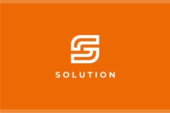 Letter S round logo design vector template Product Image 2