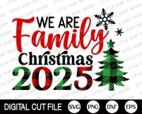 We are family Christmas 2025 SVG | Funny Christmas Shirt PNG Product Image 3