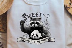 Funny Animals Quotes Sublimation, . Sweet but will throw Product Image 1