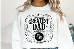 Greatest Dad svg | Svg Cut File | Shirt Svg Product Image 1