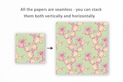 Watercolor Cactus Seamless Pattern Product Image 2