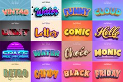 Editable Text Effects Bundle for Illustrator. Vector files Product Image 4