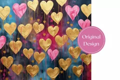 Love Tumbler Design, Valentine's Day Sublimation Tumbler PNG Product Image 2
