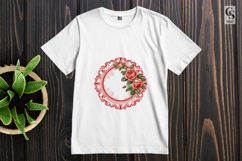 Rose Frame Clipart Sublimation PNG Product Image 2