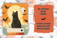 Halloween Cat Money Card, Printable Halloween, Gift Card Product Image 2