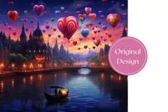 Valentines Tumbler Sublimation PNG, Magic Love Tumbler Wrap Product Image 2