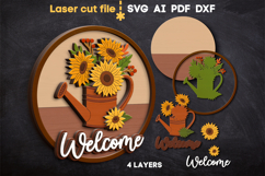 Thanksgiving Welcome SVG laser cut files for Glowforge Product Image 2