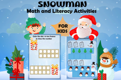 Snowman Math and Literacy Activities | Winter Activities Product Image 2
