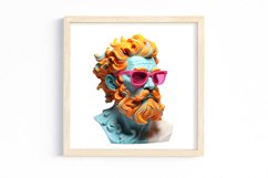 Colorful God Greek Statues Sublimation, Watercolor Clipart Product Image 2
