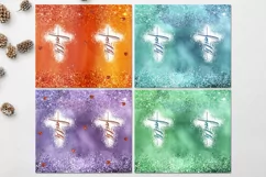 Christian Faith | 14 Skinny tumbler Sublimation designs, JPG Product Image 2