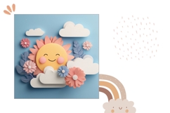 3D Summer Pillow Case, Sun Pillow Design, Sun PNG Product Image 2
