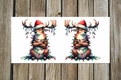 Christmas Deers | funny Sublimation Mug design bundle, PNG Product Image 2