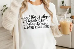 And This Is Why I Wanted To Stay Home Svg, Introvert Svg. Product Image 3