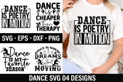 Dance SVG Design - Dance Is Where Dreams Start Moving Product Image 1