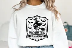 Broomstick Parking Only Svg | Halloween Svg | Shirt Svg Product Image 2