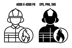 Fireman Icons Product Image 1