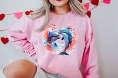 Couple Animal Valentines Day Clipart, Watercolor Couple Product Image 2