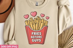 Fries before guys PNG, Valentines Day Sublimation PNG Product Image 2
