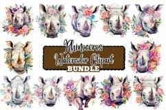 Rhinoceros - Rhino Clipart Product Image 1