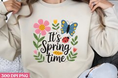 It&#039;s Spring Time PNG, Hello Spring Sublimation PNG Product Image 2