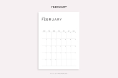 2029 Monthly Calendar Printable &amp; Fillable, A4/Letter Size Product Image 2