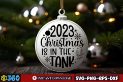 2023 Christmas is in the tank SVG, Christmas SVG, Christmas Product Image 3
