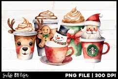 Christmas Coffee PNG Sublimation Design Product Image 1