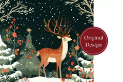 Christmas Tumbler Wrap, Christmas Night Tumbler Sublimation Product Image 2