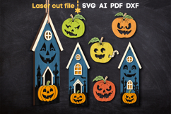 Halloween Garland Bundle SVG laser cut file for Glowforge Product Image 2