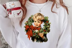 Vintage Christmas Clipart, Vintage Christmas Clipart Product Image 2