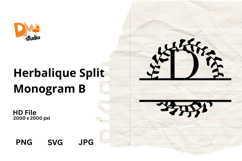 Herbalique Split Monogram Product Image 1