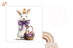 Easter Bunny Pillow Case, Easter Basket Pillow Template Product Image 2